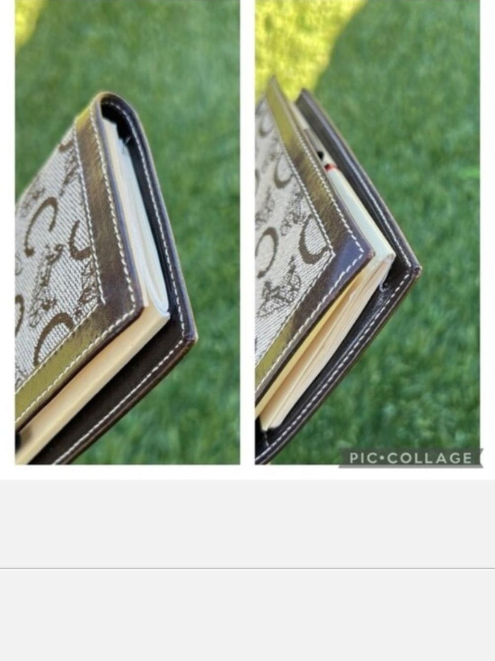 Celine Vintage Address Book/Notebook Signature Canvas & Leather Stunning Condit - Picture 4 of 5